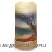 Highland Dunes LED Real Wax Beach Unscented Flamless Candle HIDN3238